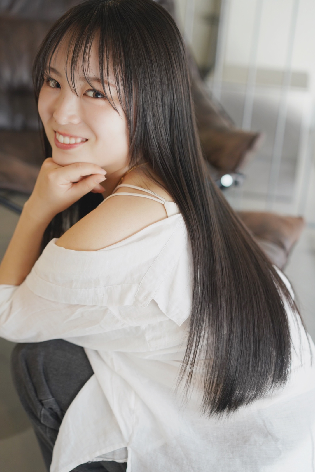 名古屋市中区大須の一人美容室no√の質感再整ストレート